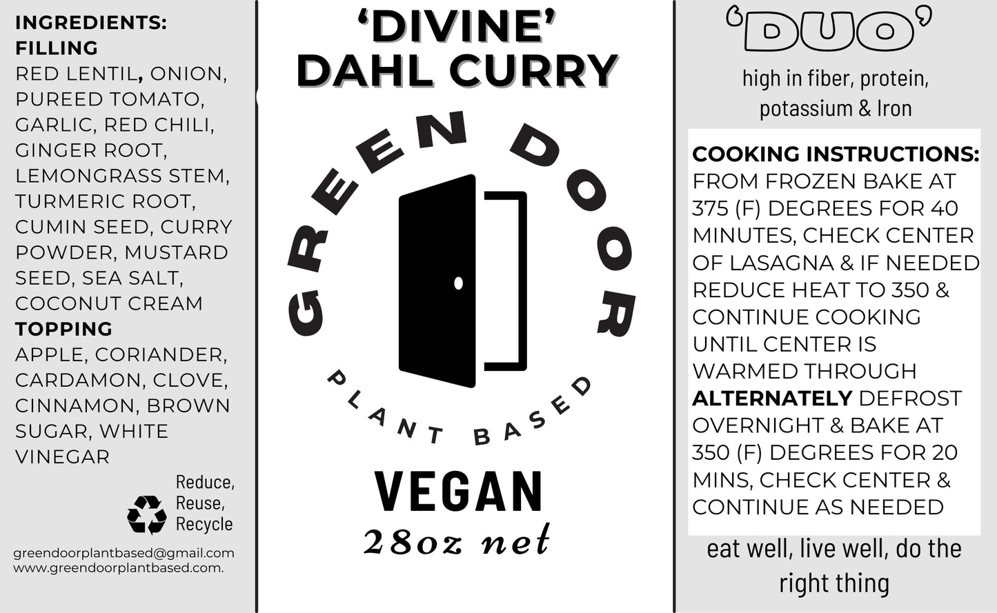 'Divine' Dahl Curry