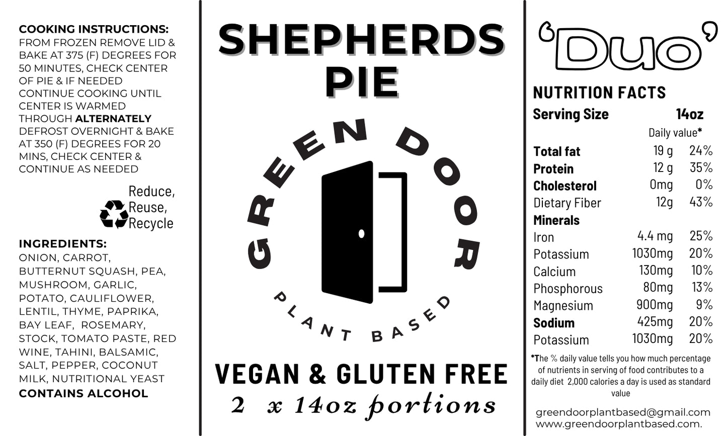 Shepherd's pie (gluten-free)