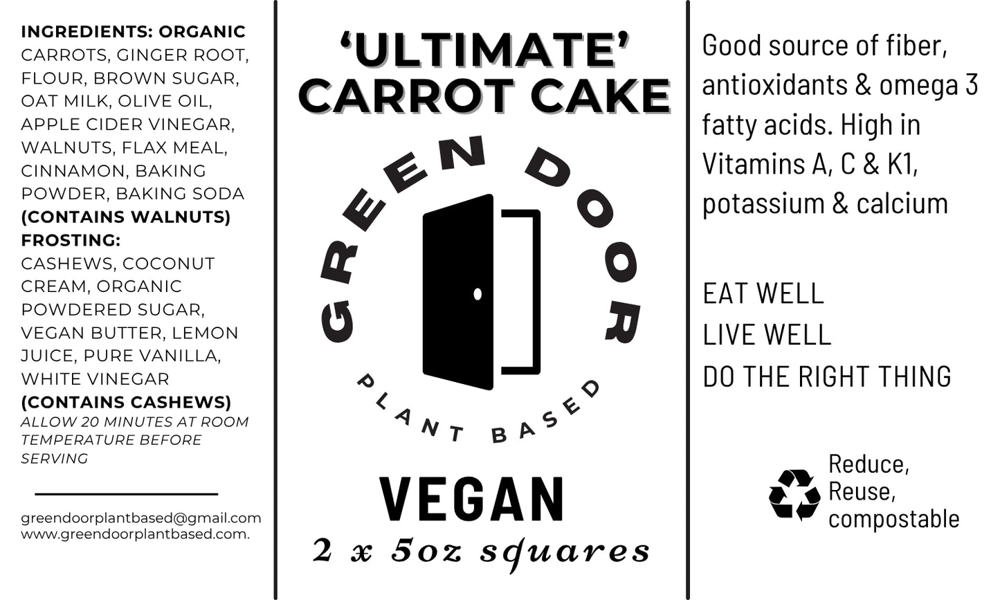 The 'Ultimate' Carrot Cake