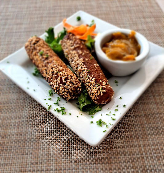Carrot and Sage sausages