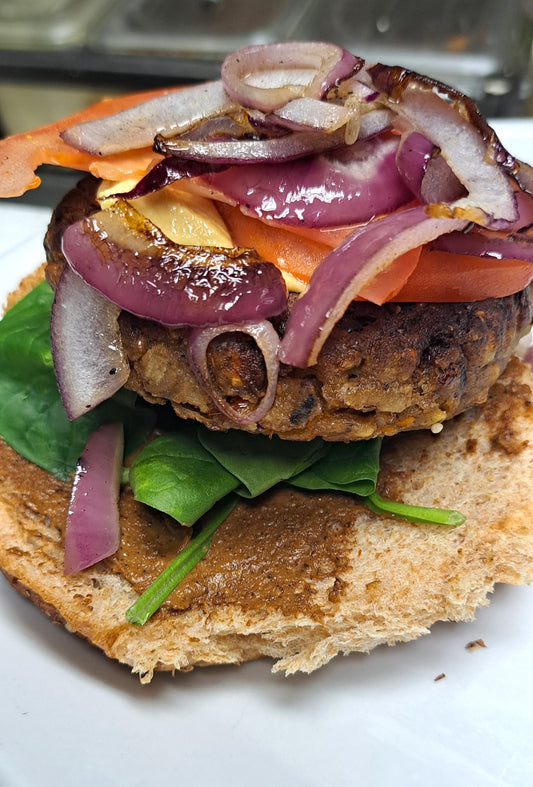 The 'Bomb' Burger (gluten free)